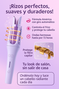 Rizador Automático 360° ❣️ ¡La belleza de los rizos perfectos! ✨ -  ¡CYBER WoW! antes S/185.00 AHORA S/89.00 + Garantía REGALO 💕