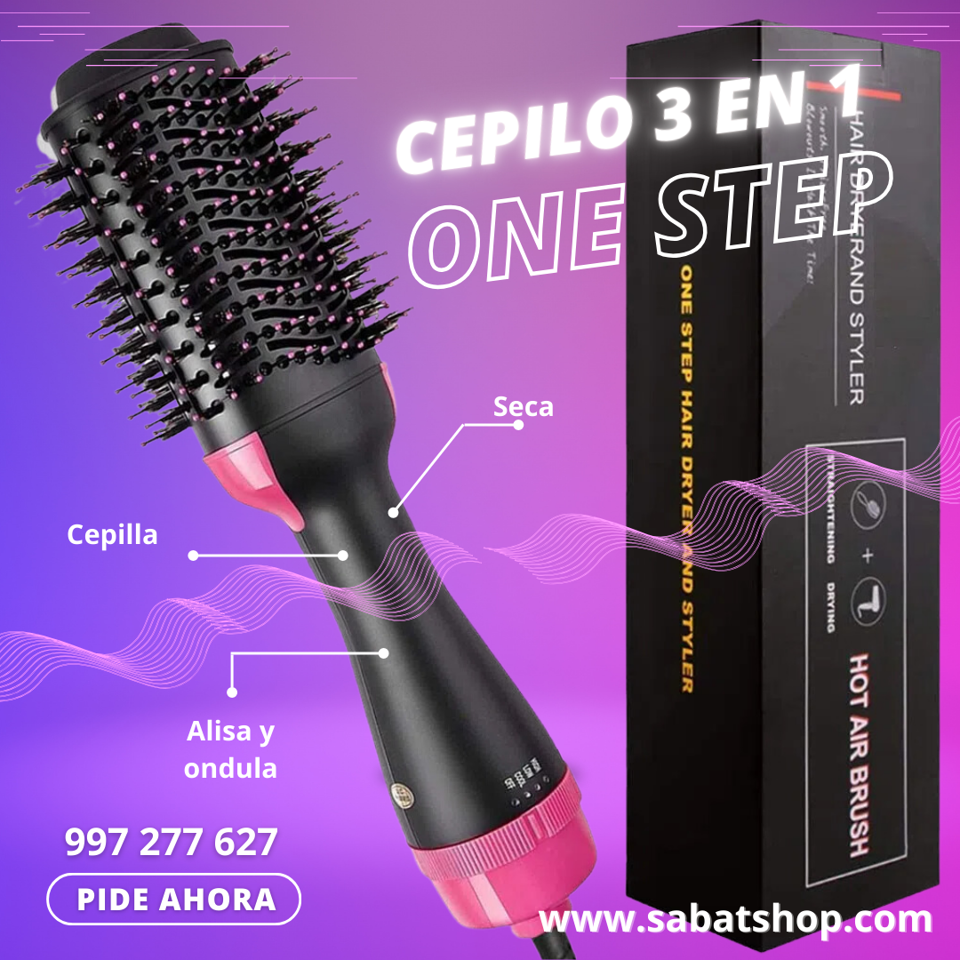 Cepillo Alisador 3 en 1 ONE STYLE