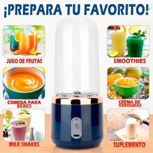 LICUADORA PORTATIL 500 ml ¡TU BATIDO AL MOMENTO!