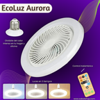 Foco ventilador Eco Aurora Con Control Inalámbrico