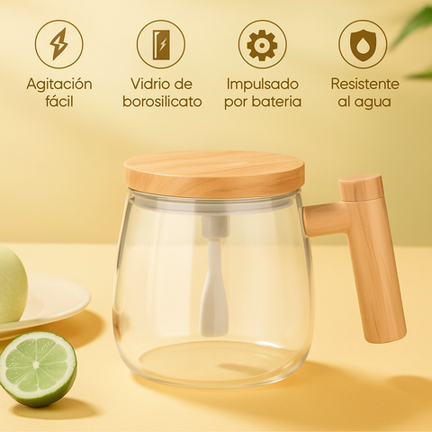 Taza agitadora eléctrica ¡Ahora Tus momentos especiales, al instante!