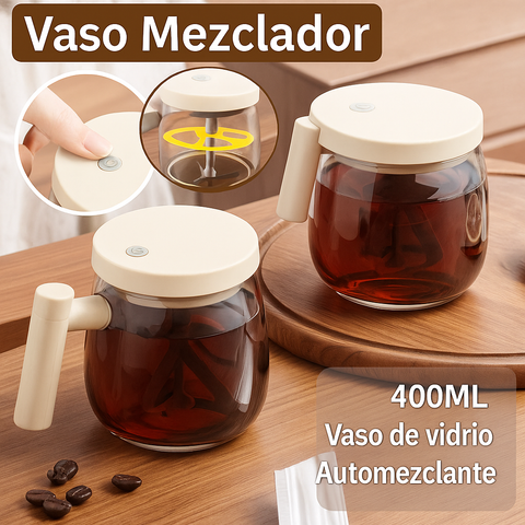 Taza agitadora eléctrica ¡Ahora Tus momentos especiales, al instante!