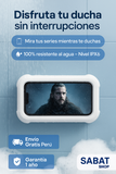 Soporte Impermeable 360° para Celular – Disfruta tus series y música mientras te duchas 🚿📱