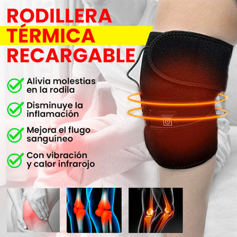 🔥 “Rodillera Térmica Inteligente: Camina Sin Dolor, Vive Sin Límites”