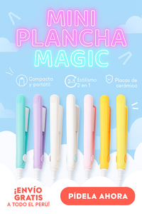 Mini Plancha Magic ¡Tú cabello, a la orden del dia!