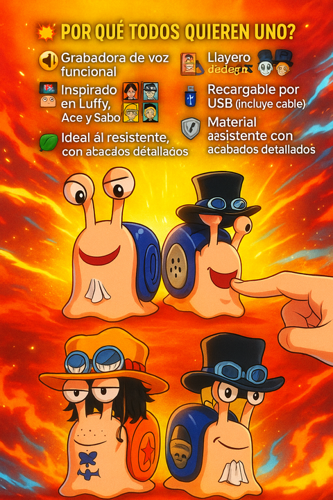 Den Den Mushi ¡Lleva contigo la conexión del Nuevo Mundo! ⚓🐌