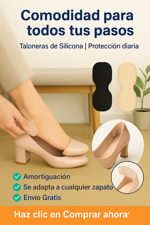 TALONERA CONFORT SHOES SET 2 PARES ¡OLVIDATE DEL DOLOR!
