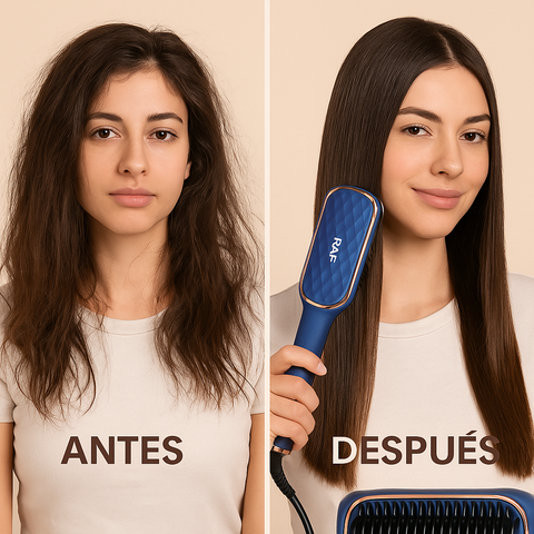 Liso y Brillante al Instante — Peine Alisador Premium Fórmula Americana  ¡BLACK FRIDAY! ANTES S/129.00 AHORA S/79.00 +  1 AÑO DE GRANTIA GRATIS 🎁