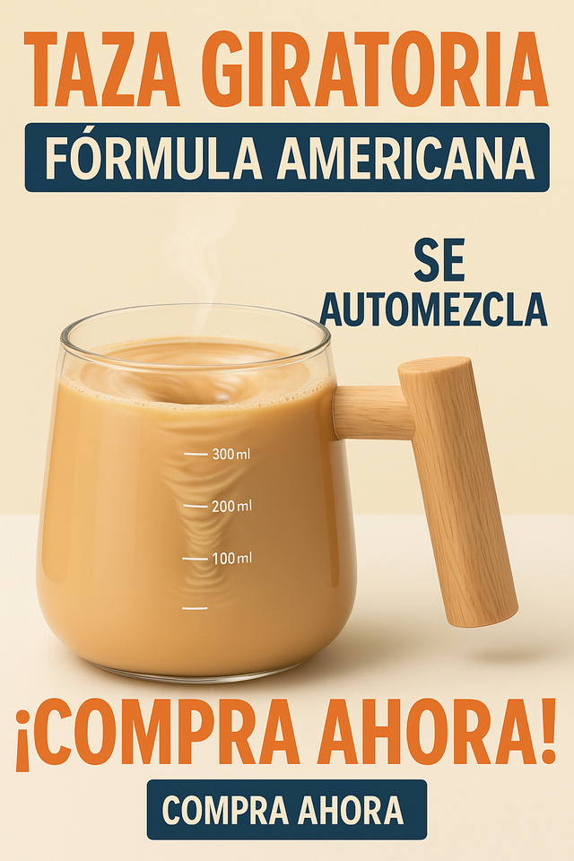Taza agitadora eléctrica ¡Ahora Tus momentos especiales, al instante!