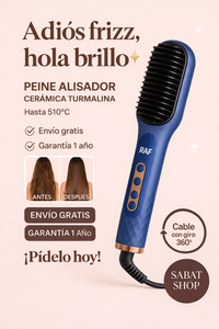 Peine Alisador Fórmula Americana ¡Liso y Brillante al Instante!