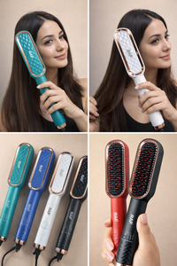 ✨ Solo peina… y tu cabello queda liso en minutos