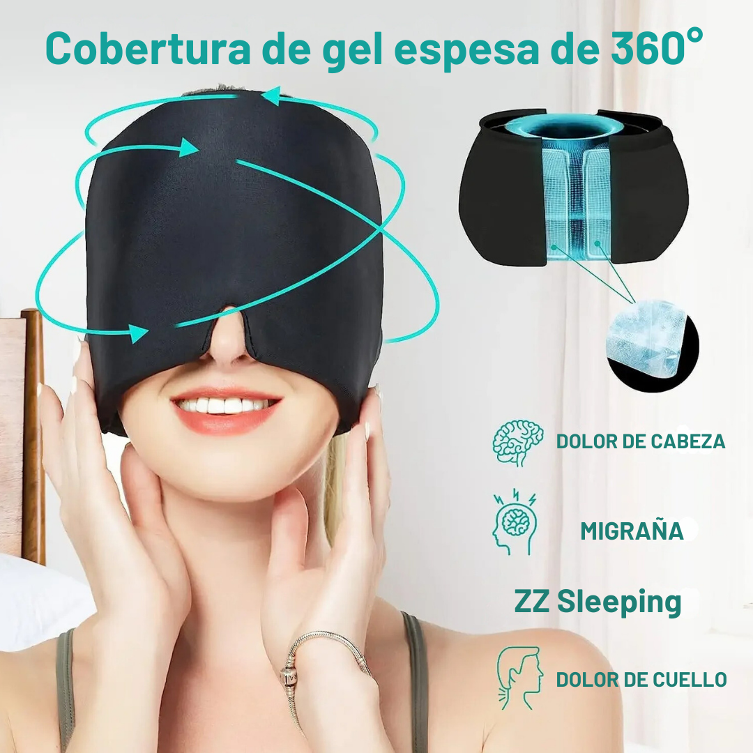 Gorro gel para dolores de cabeza y migraña Fórmula Americana