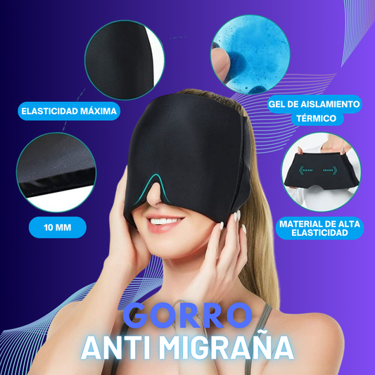 Gorro gel para dolores de cabeza y migraña Fórmula Americana
