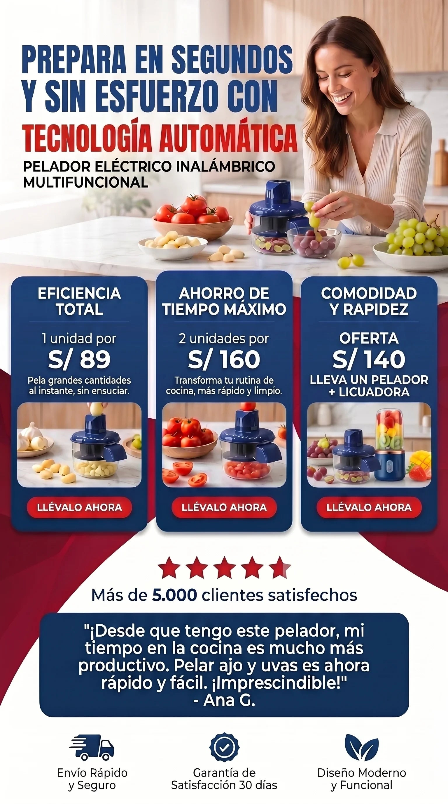 PELADOR DE FRUTAS Y VERDURAS