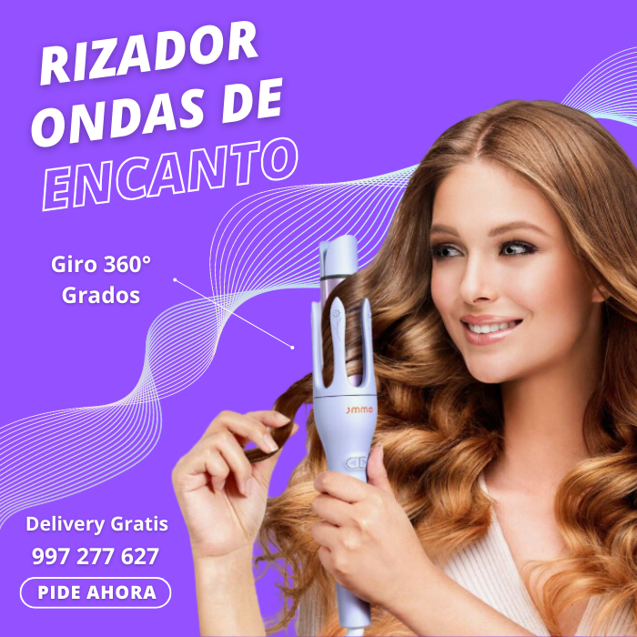 Rizador Automático 360° ❣️ ¡La belleza de los rizos perfectos! ✨ -  ¡CYBER WoW! antes S/185.00 AHORA S/89.00 + Garantía REGALO 💕