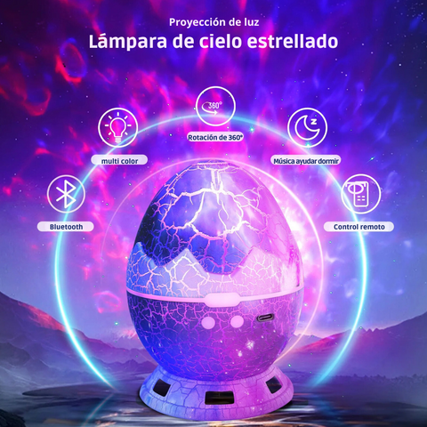 Proyector Espacial Parlante (3 EN 1 Proyector-Parlante-Lampará)