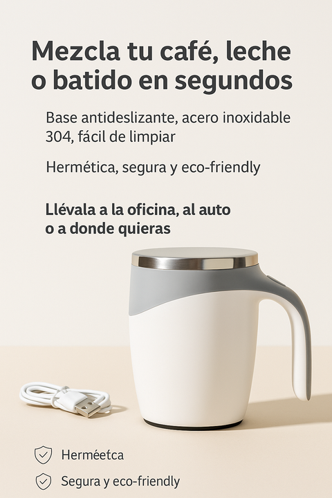 Taza Mezcladora Automática ¡ Más Fácil , Imposible!