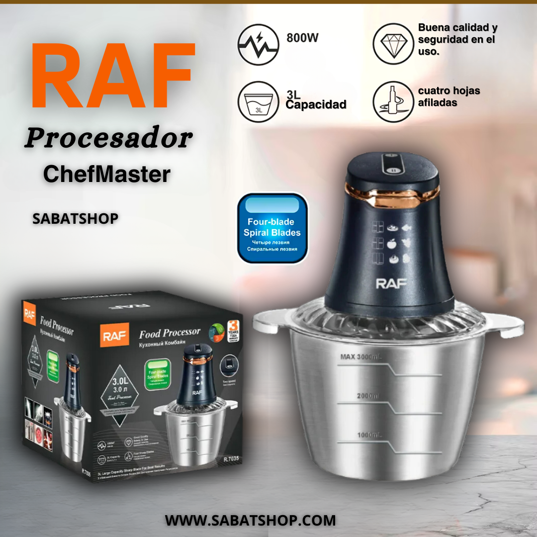 Procesador de alimentos RAF ChefMaster
