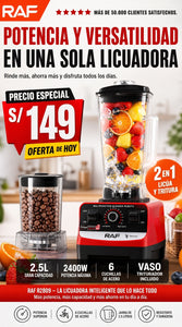 LICUADORA RAF 2 EN 1
